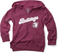 Girls V-Neck Hoodie Tee - Lightweight NCAA School Hoodie
