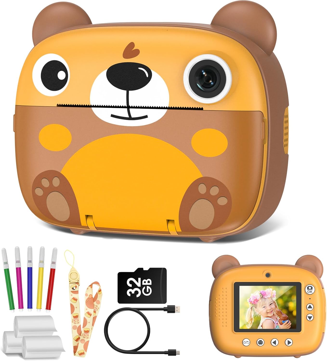 Kids Instant Print Camera for Creative Fun and Memories