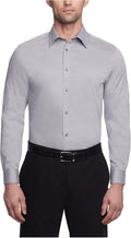 Calvin Klein Men's Dress Shirt Slim Fit Non Iron Solid - Crisp Cotton