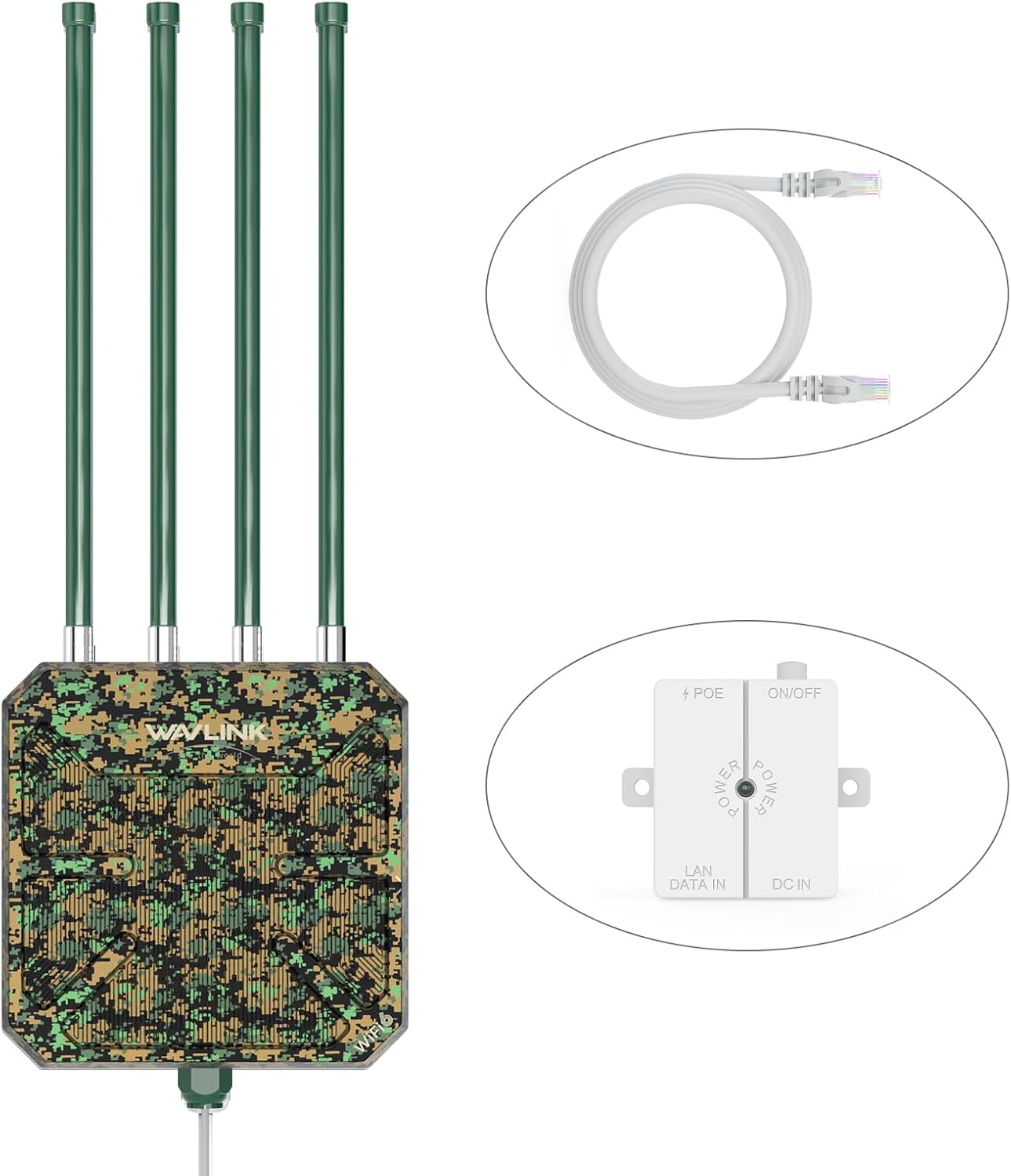WAVLINK AX3000 Outdoor WiFi 6 Extender for Long Range Coverage