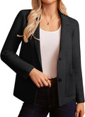 GRACE KARIN Sweater Blazer for Women Business Casual - Soft Ribbed Fit