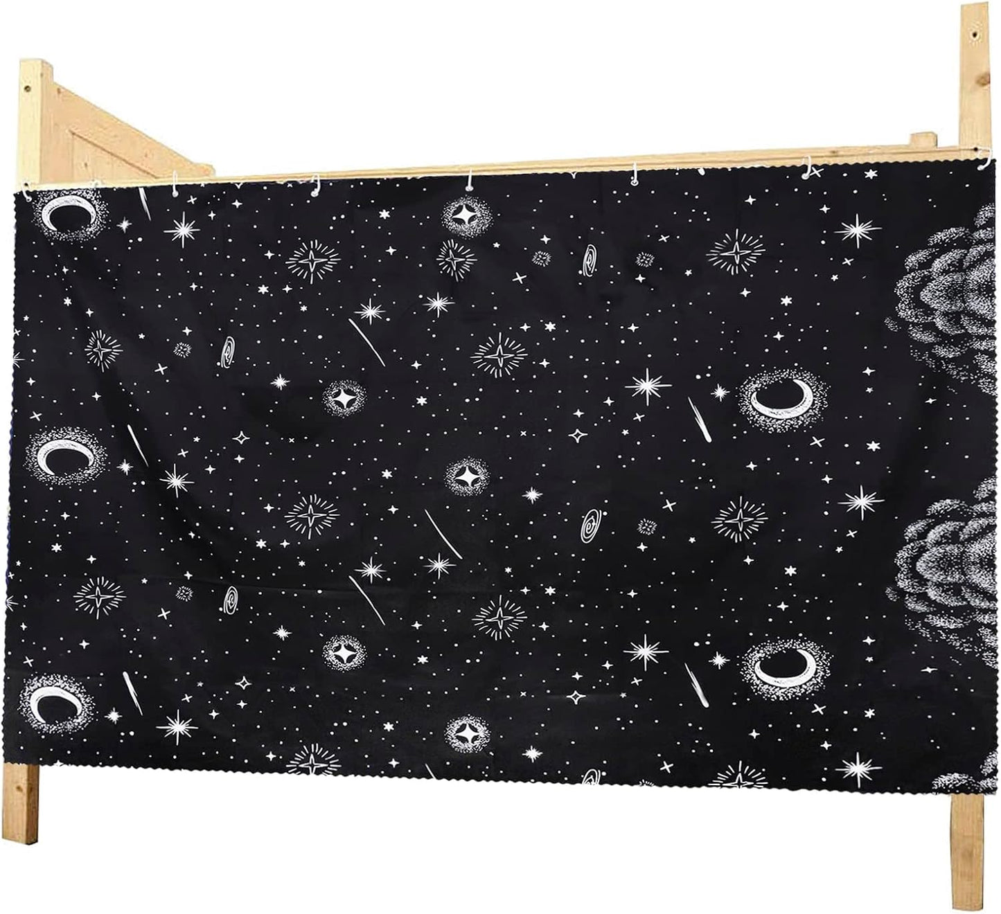 Blackout Privacy Curtain for Dorm Bed - Galaxy