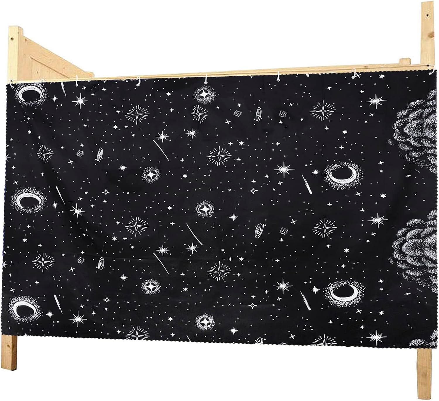 Blackout Privacy Curtain for Dorm Bed - Galaxy