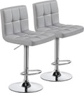 Yaheetech Bar Stools Set of 2 - Adjustable Rotating Counter Stools