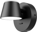 URSOLA Wall Light LED Wall Sconce with USB Port - Rotatable Bedside