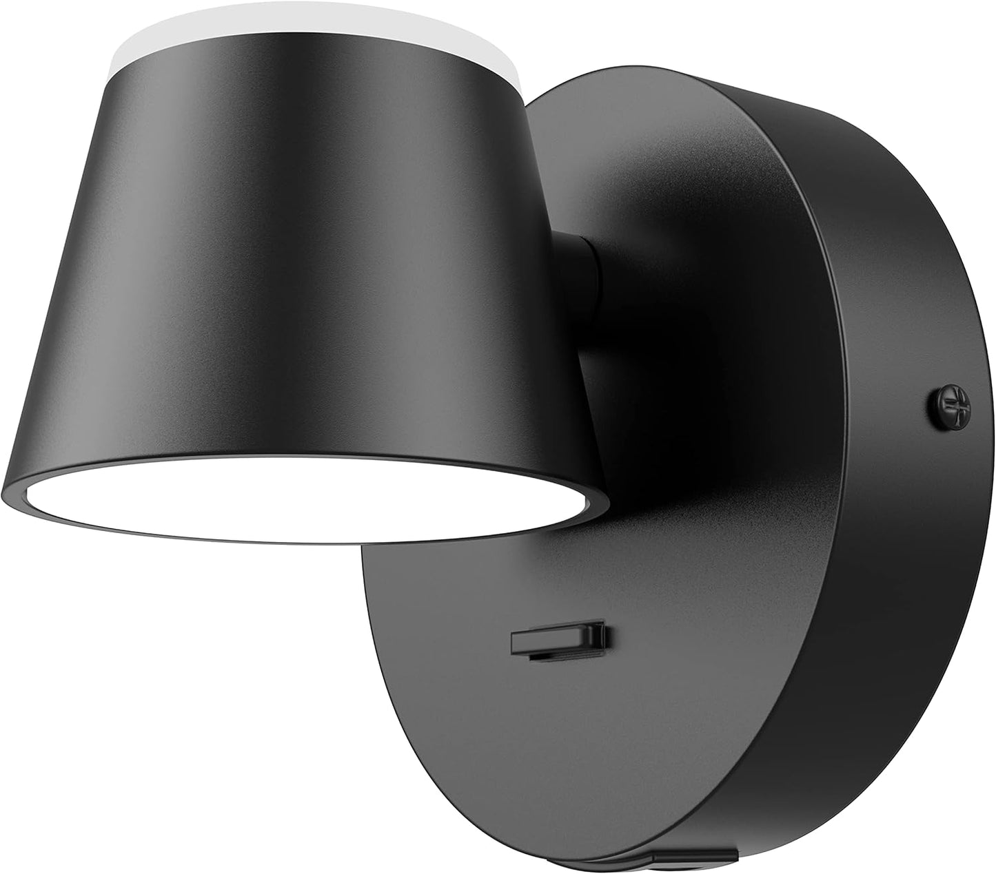 URSOLA Wall Light LED Sconce with USB Port and On/Off Switch