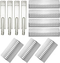 Stainless Steel 4pcs Flame Tamer, 3 Heat Plates & 4 Burners