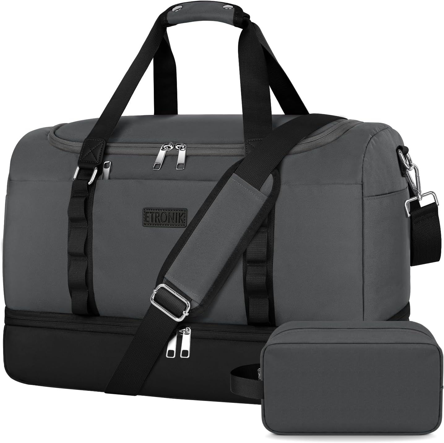 ETRONIK Travel Bag for Men Women - Versatile Duffle & Gym Bag