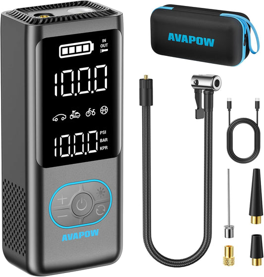 Portable 150 PSI Tire Inflator by AVAPOW