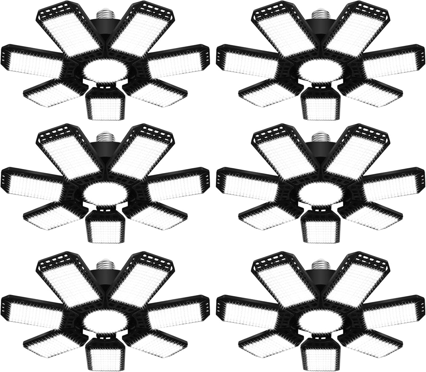 240W Ultra Bright LED Garage Lights with Deformable Panels