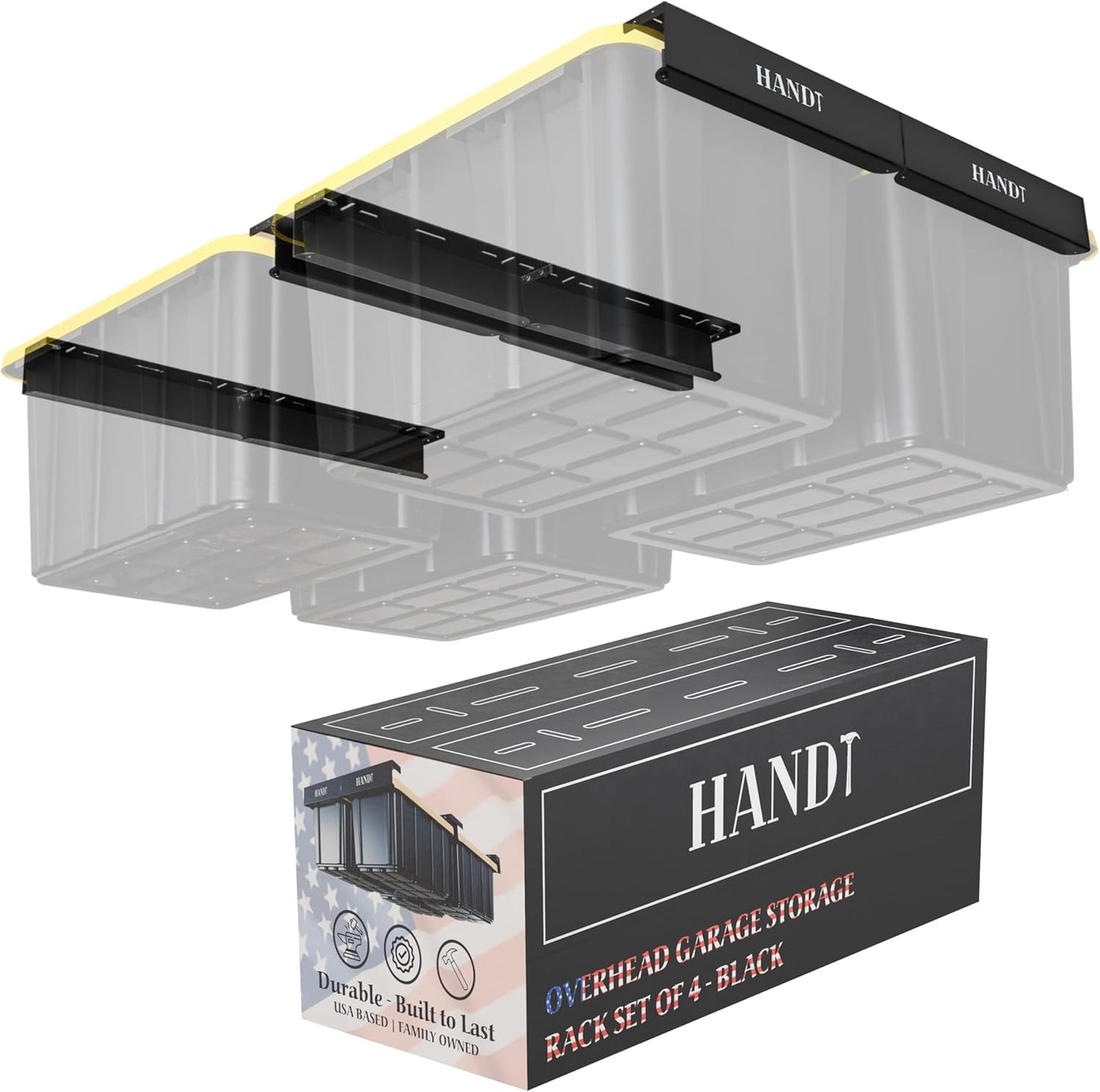 Overhead Garage Storage Rack System for Efficient Organization