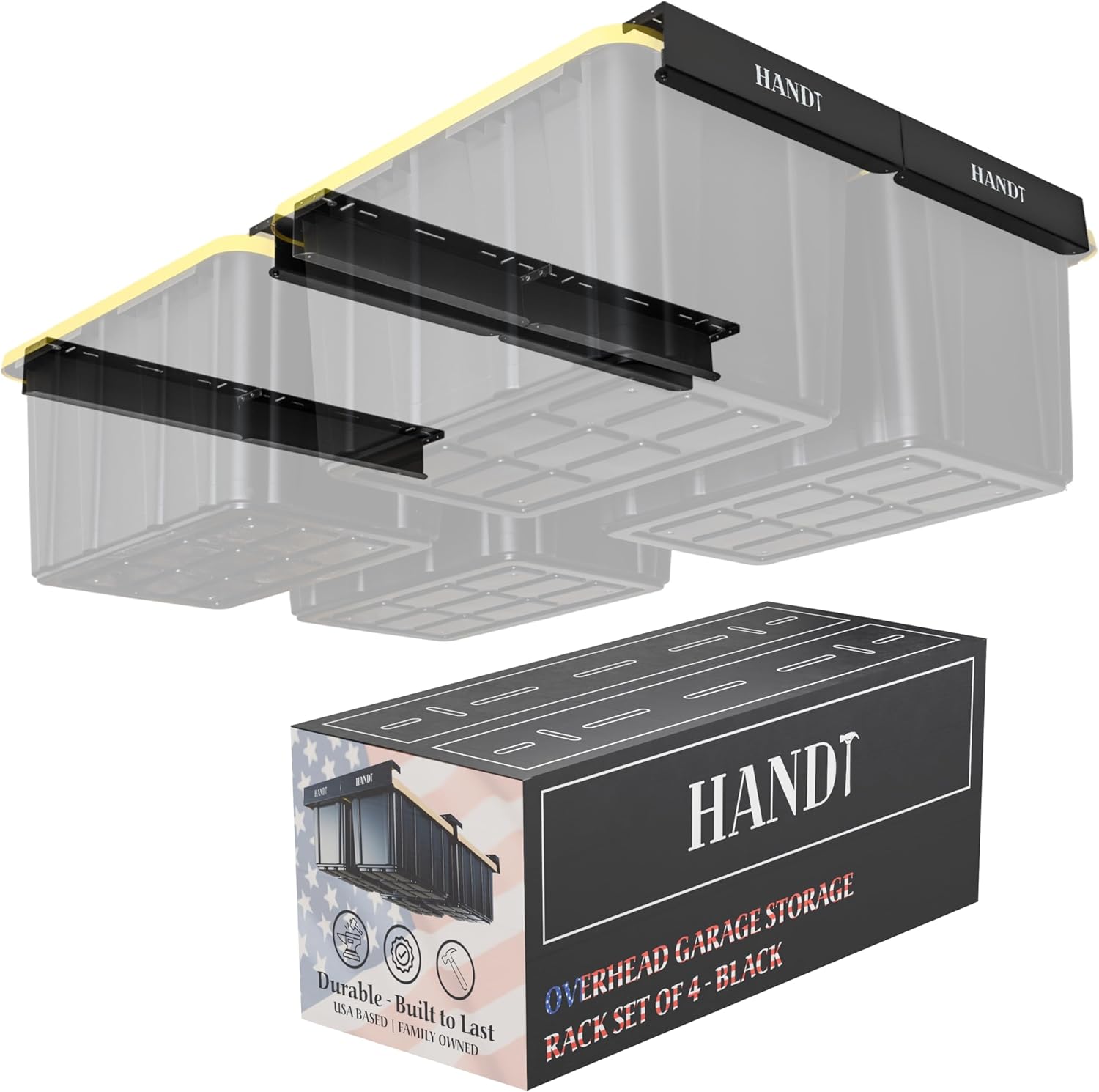 Overhead Garage Storage Rack System for Efficient Organization