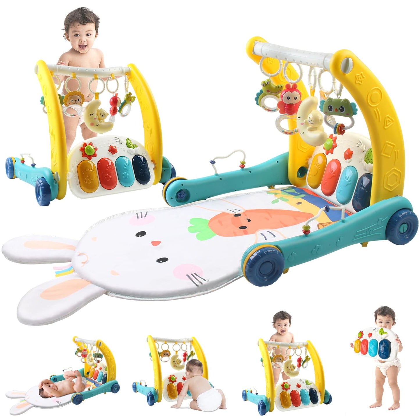 ATUTEN Baby Piano Gym - 5 Smart Stages for Learning