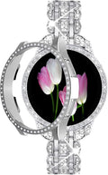 Stylish Bling Band & Case for Samsung Watch 7 by Mtozon