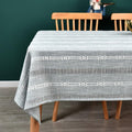 Heavy Duty Cotton Table Cloth for Rectangle Table - Rustic Gray 52in