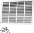 24W x 18H Steel Return Air Grille for Ceiling and Sidewall - Quiet