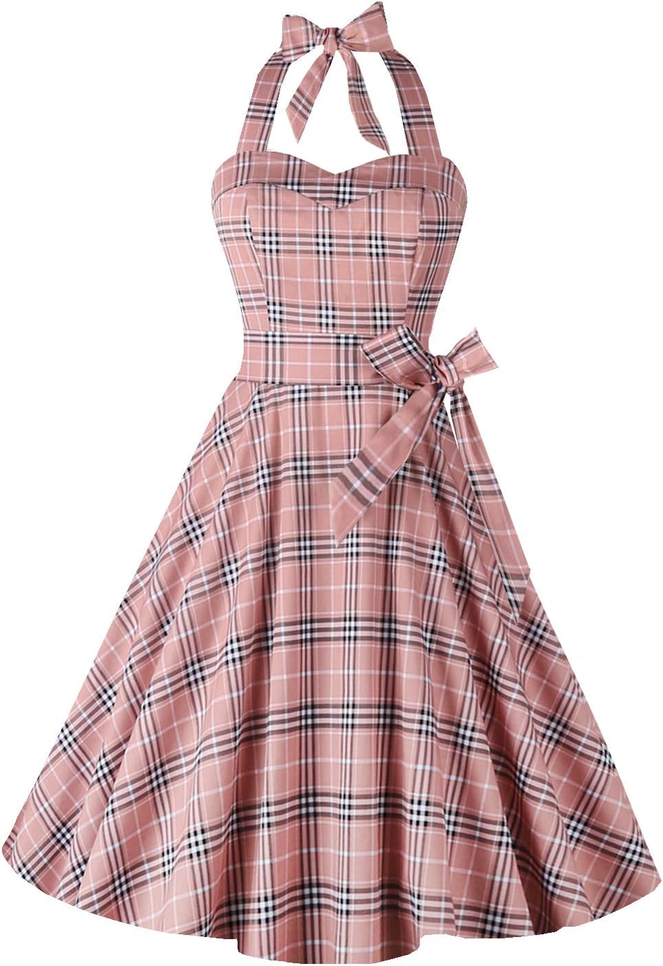 Topdress Women's Vintage Polka Audrey Dress for Retro Style Lovers