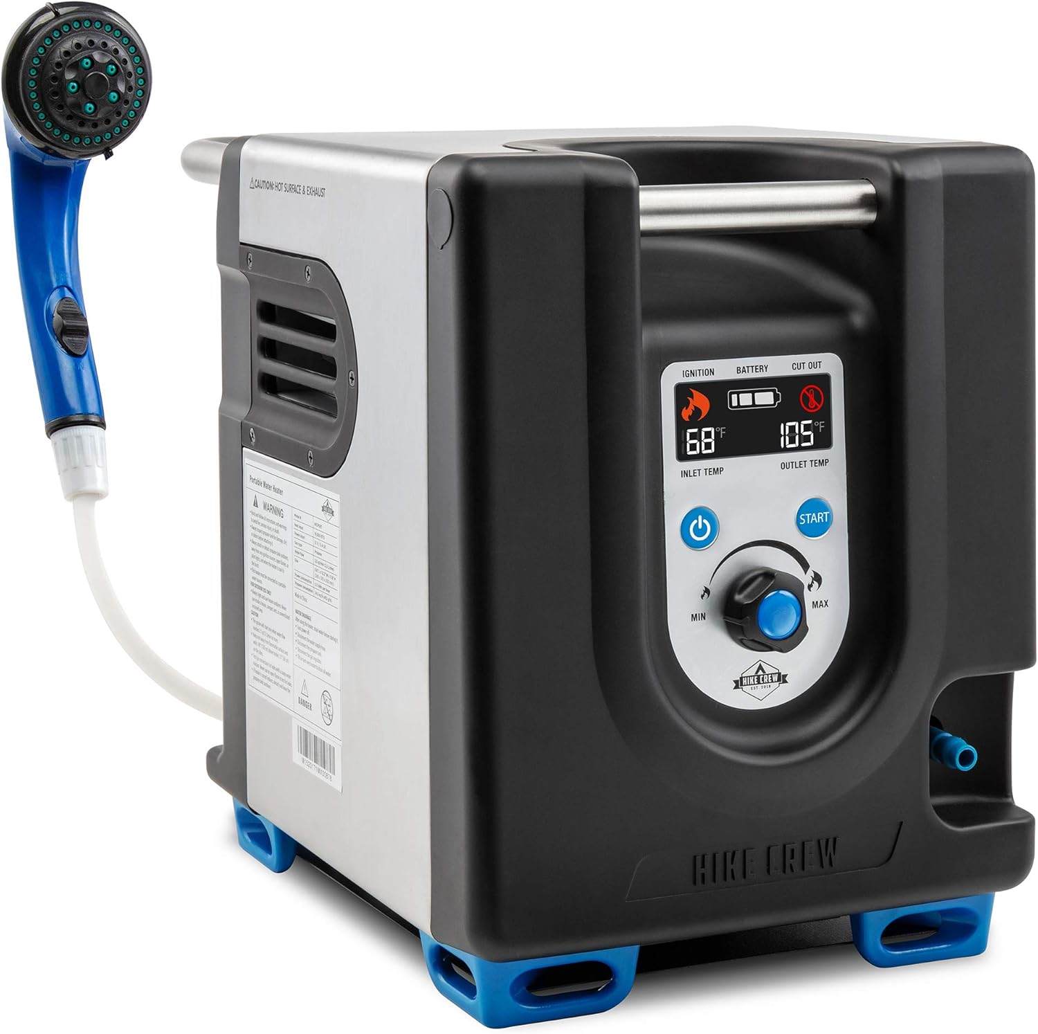 Hike Crew Portable Propane Water Heater | Instant Hot Water