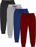 Boys Polyester Jogger Sweatpants with Pockets - Soft, Lightweight