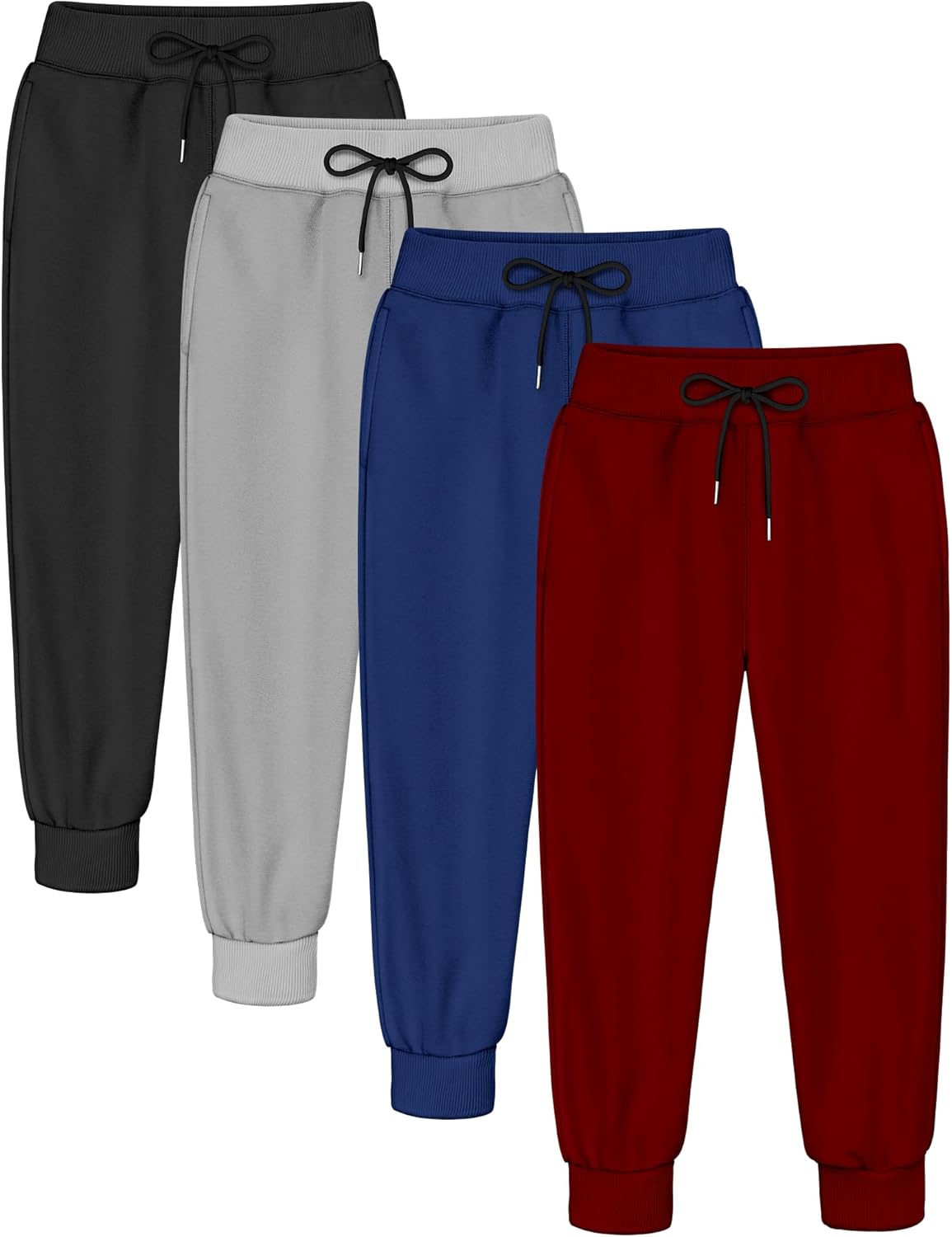 Boys Sweatpants Jogger Pants for Active Kids with Pockets