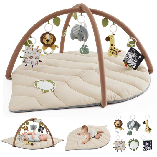 Leaf Shaped Baby Play Gym, Promotes Motor Skills