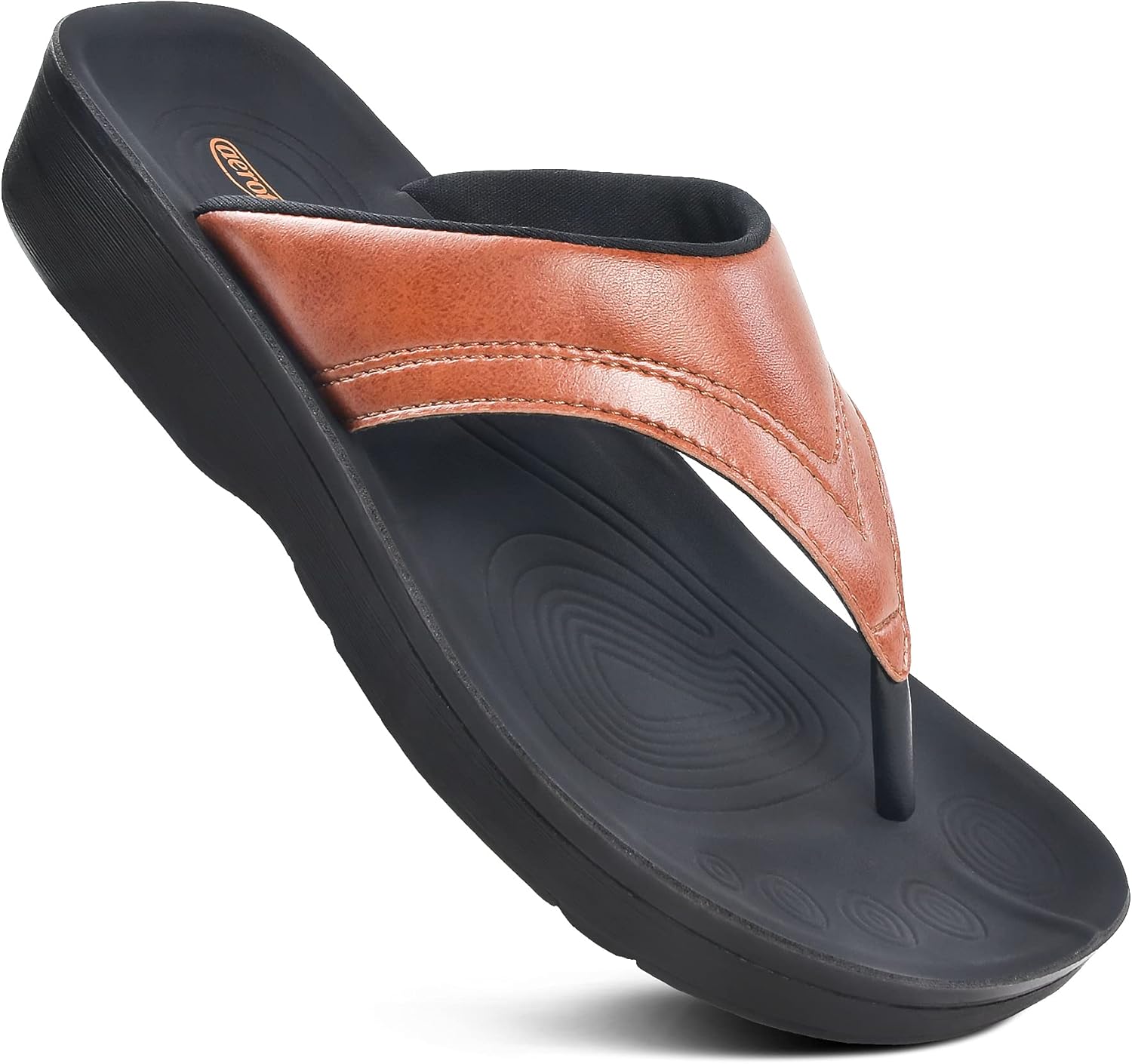 AEROTHOTIC Arch Support Flip Flops for Women Stylish Comfort