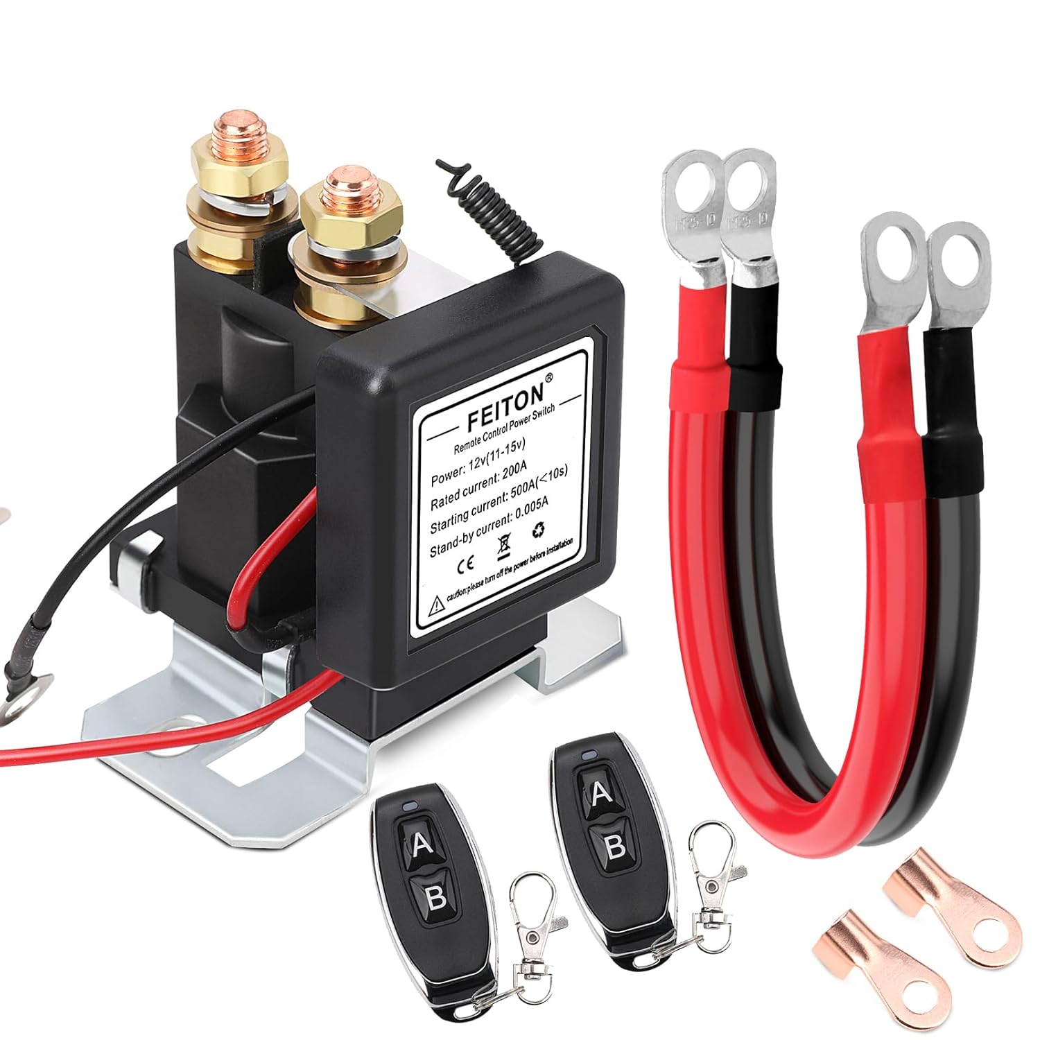 500A Starting Wireless Battery Disconnect Switch for Cars