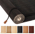 Bamboo Blinds Roller Shades for Indoor Windows - Easy Install texture