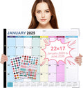 Large Desk Calendar 2025-2026 - 18-Month Jumbo Planning Pad