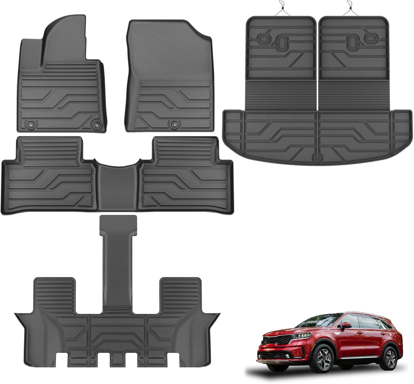 KARPAL Floor Mats for Kia Sorento 2021-2026 All-Weather Set