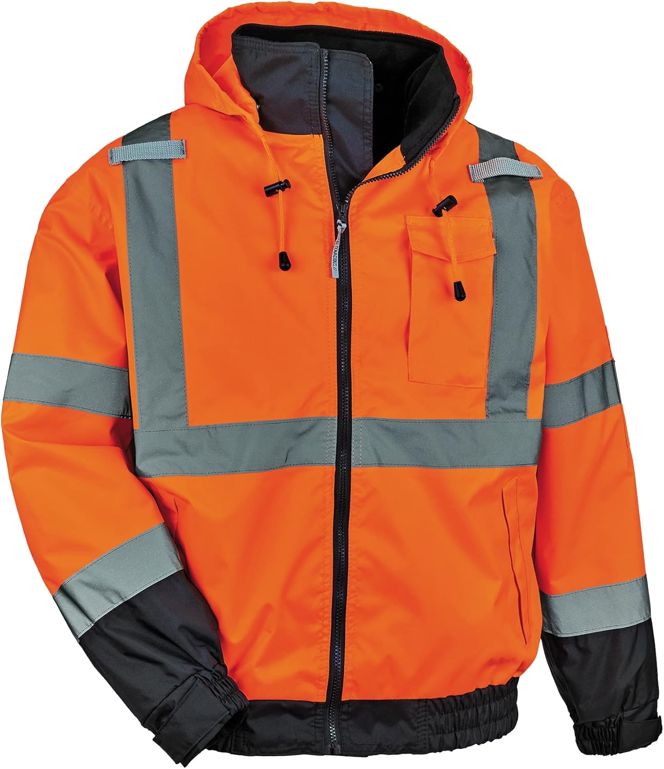 Ergodyne GloWear 8379 Economy Bomber Jacket for All-Weather Use