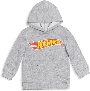 Hot Wheels Fleece Pullover Hoodie for Toddlers and Kids
