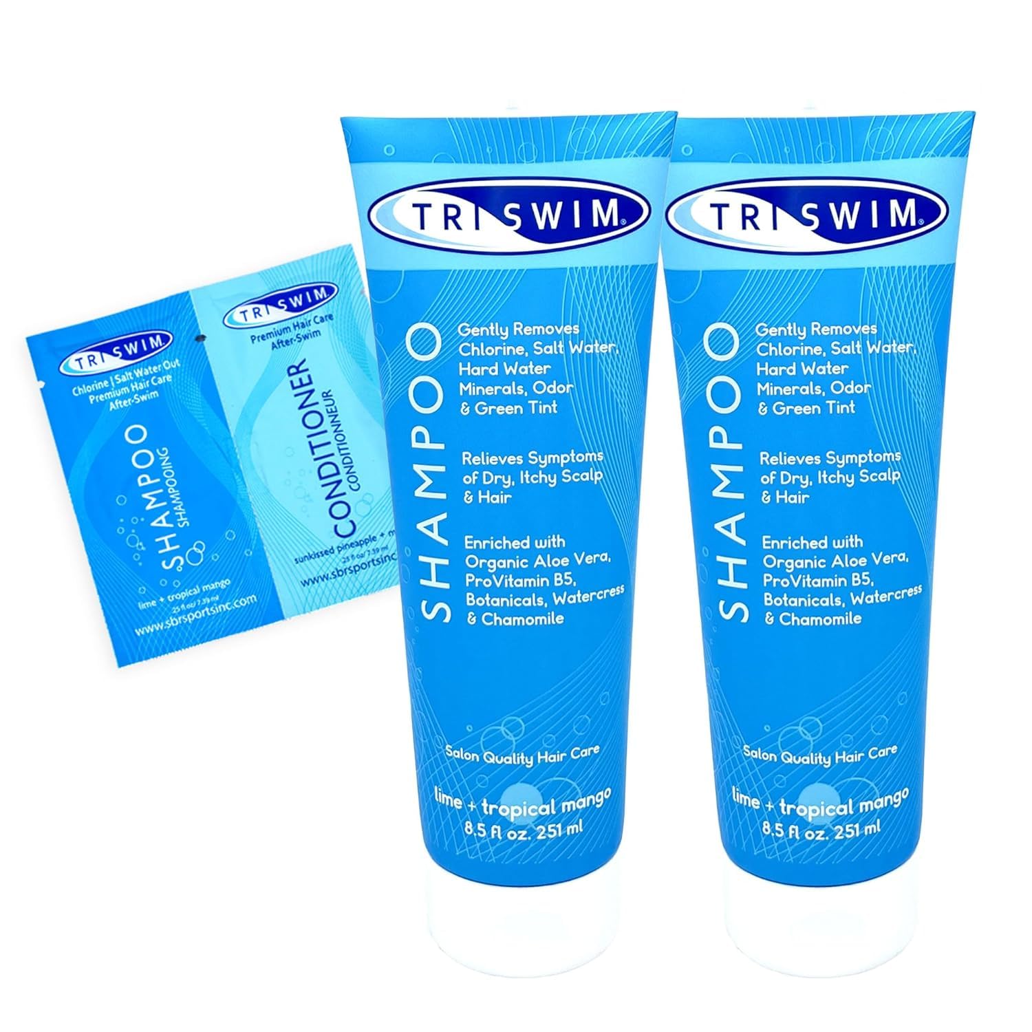 TRISWIM Chlorine Removal Shampoo for Swimmers' Hair Care