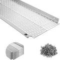5 inch Gutter Guard 26 Pack 104ft - Aluminum Mesh Covers for Clean