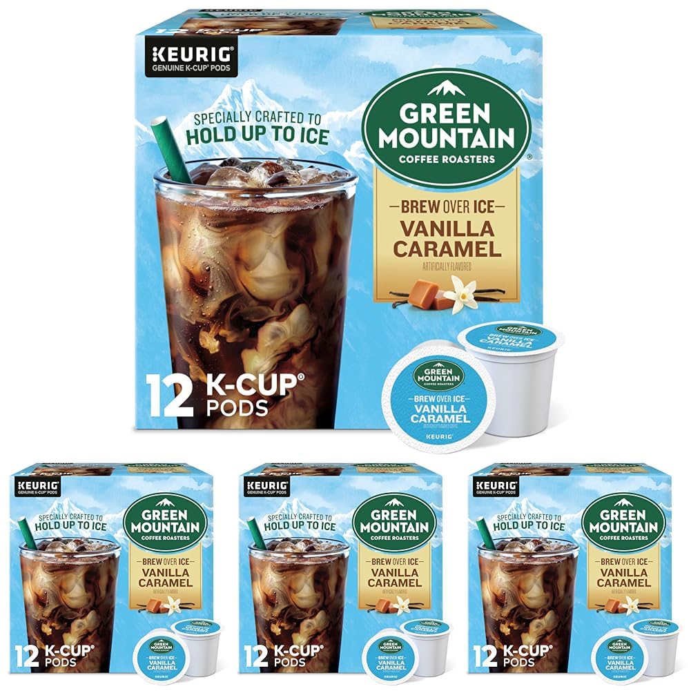 Vanilla Caramel Iced Coffee Pods x4