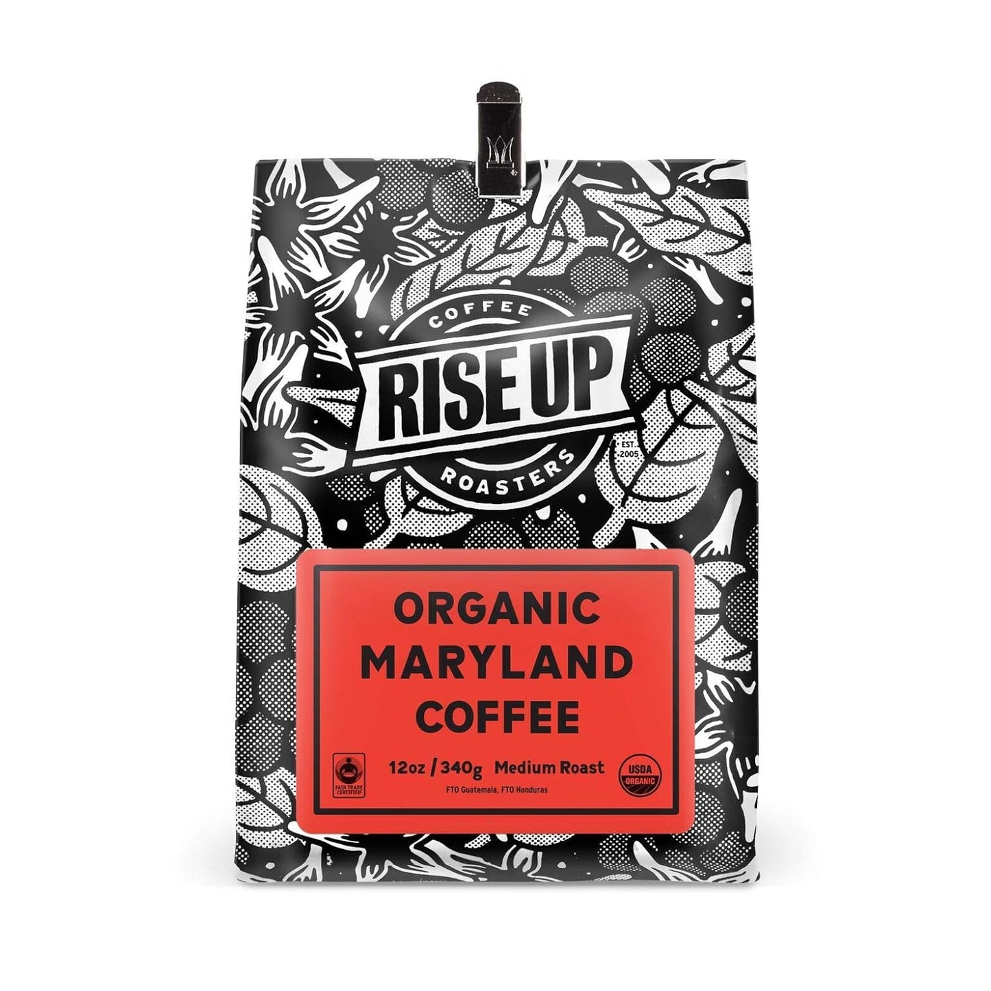 Fair Trade Organic Maryland Blend Coffee - 12 oz Whole Bean