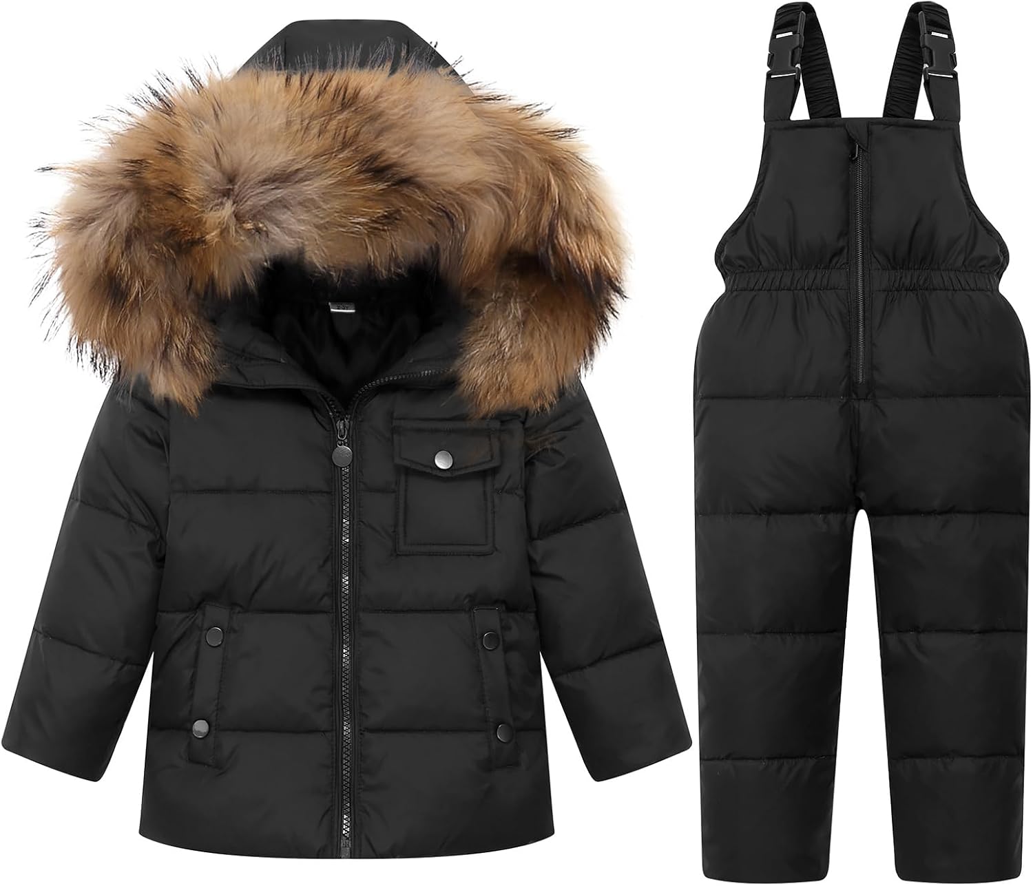 JiAmy Kids 2 Piece Snowsuit Set for Winter Fun and Warmth