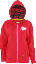 Zubaz NFL Women's Full Zip Hoodie for Stylish Comfort and Fit