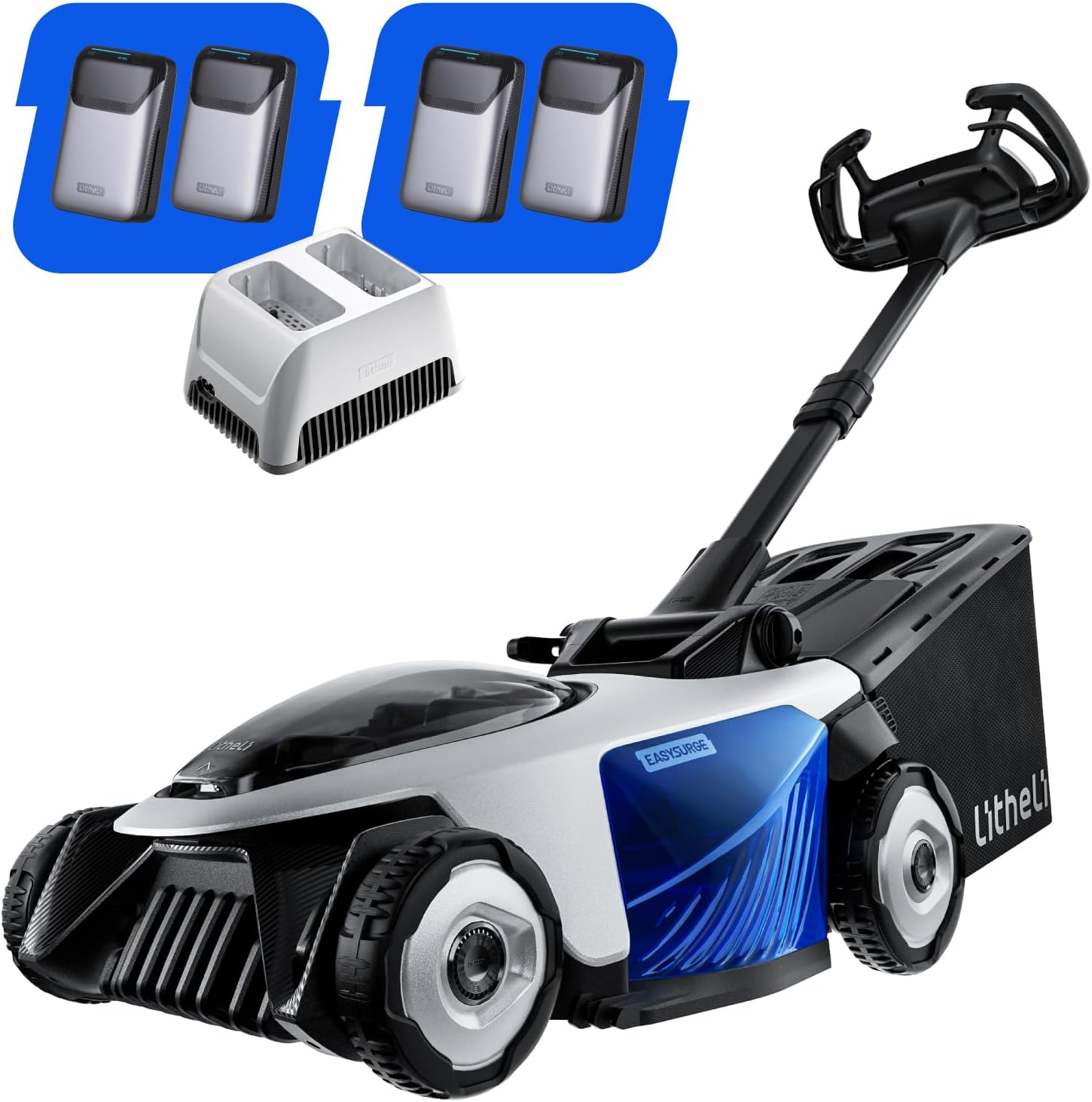 Electric Lawn Mower with Self-Propelled Features and 40V Power