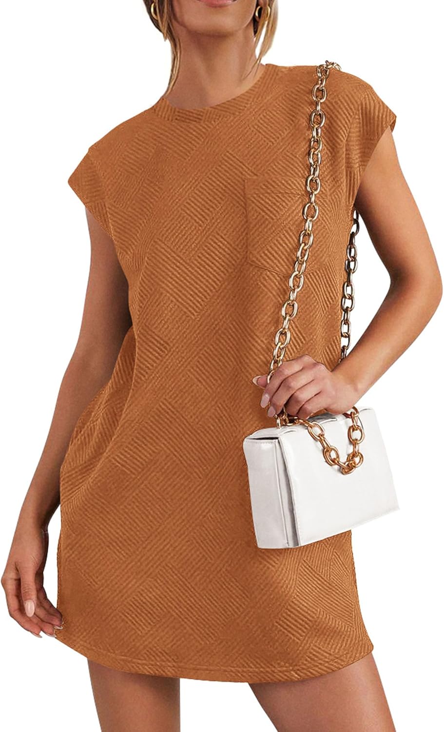 PRETTYGARDEN Women's Summer Short T Shirt Dress for Casual Style