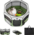Puppy Playpen 29.5x29.5x16.5 in - Portable Waterproof Pen