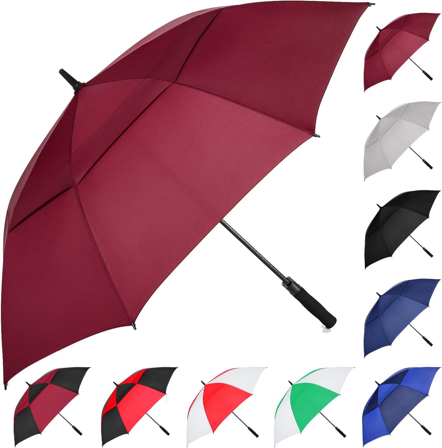 MRTLLOA 54/62/68/72 Inch Golf Umbrella for All Weather Needs