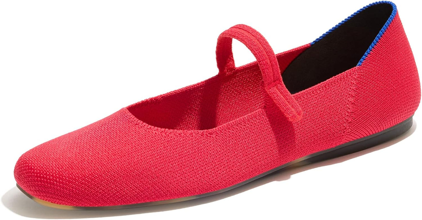 Rothy's The Square Mary Jane Women's Slip-On Shoes for Comfort