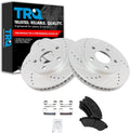 TRQ Front Brake Pad & Rotor Kit for Buick Chevrolet Oldsmobile