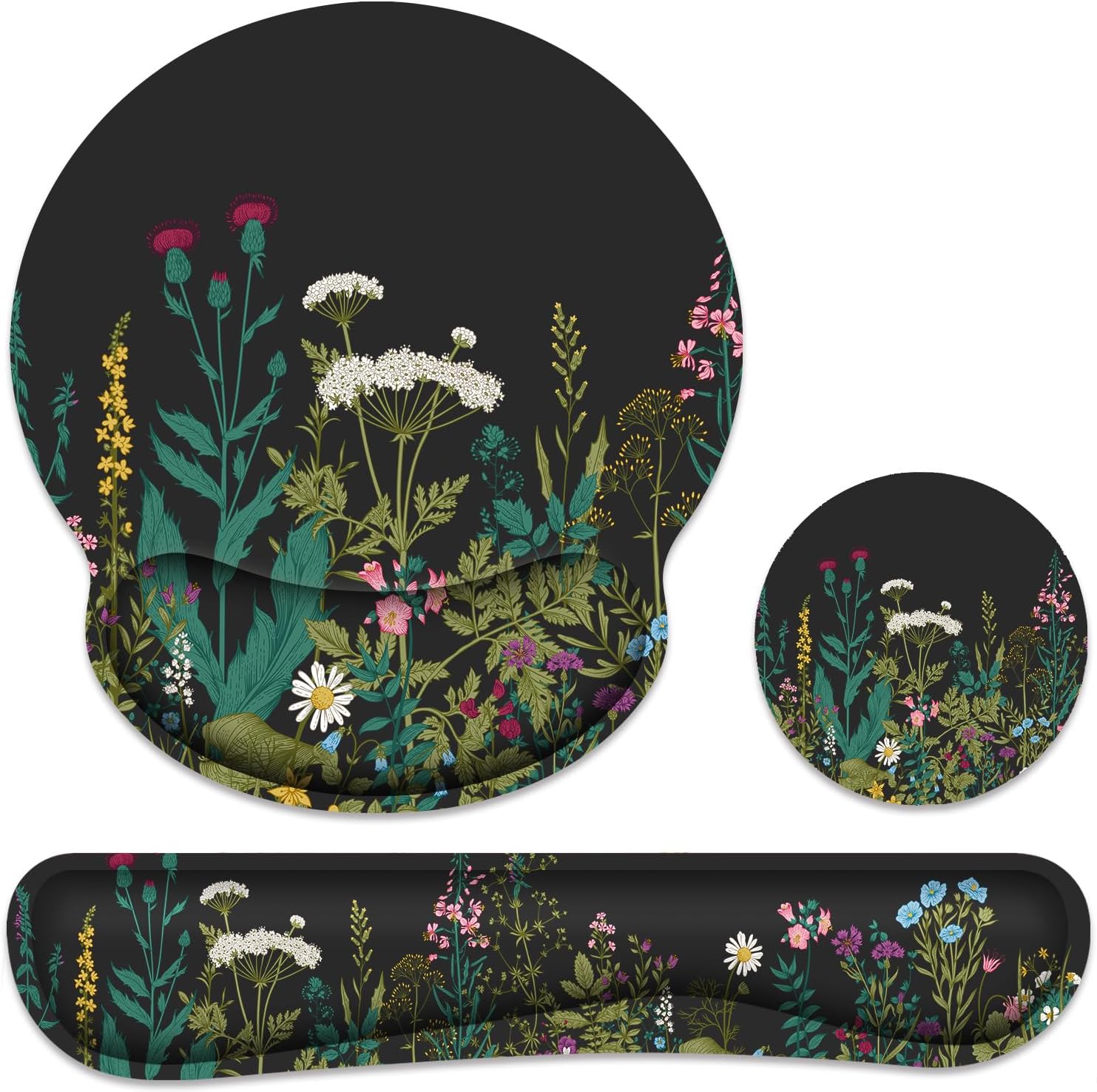 Memory Foam Ergonomic Wrist Rest Set for Ultimate Comfort