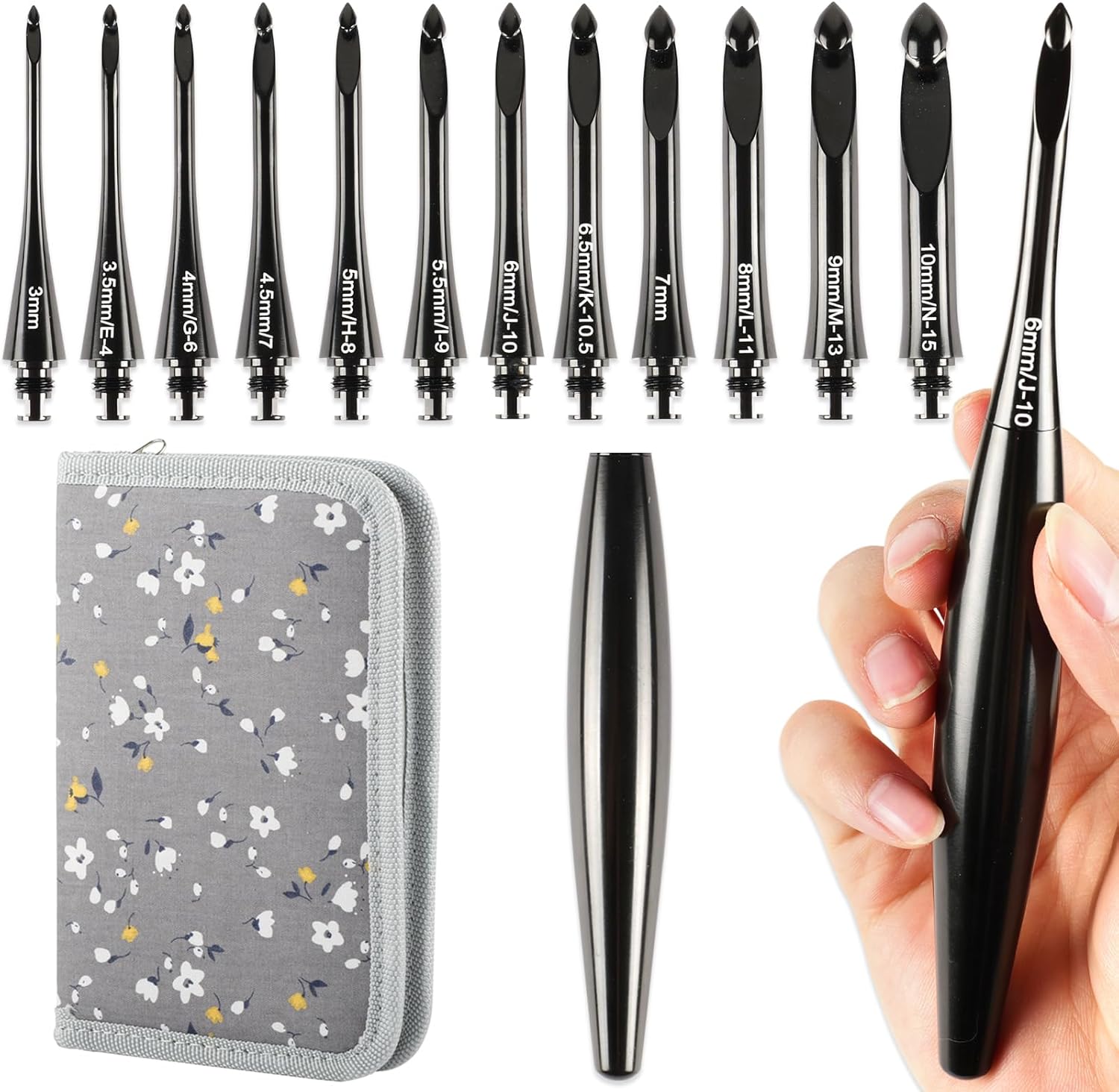 Svartur Interchangeable Crochet Hook Set for All Your Needs