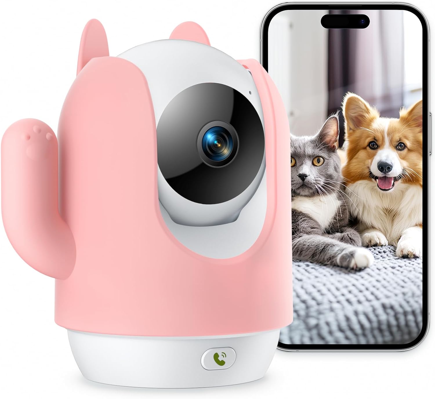 MaxiViz Pet Camera: Smart AI Motion Detection & Night Vision