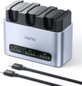 llano 3-Pack LP-E6NH Battery & 30W Triple-Slot Fast Charger - Reliable