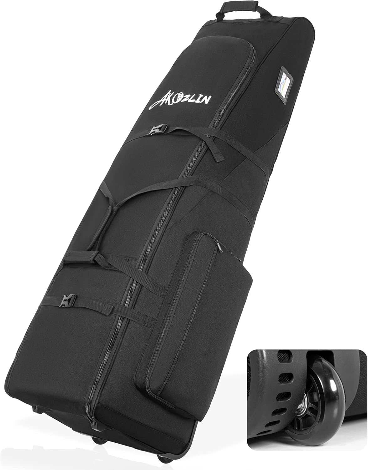 Akozlin Waterproof Golf Travel Bag with Wheels