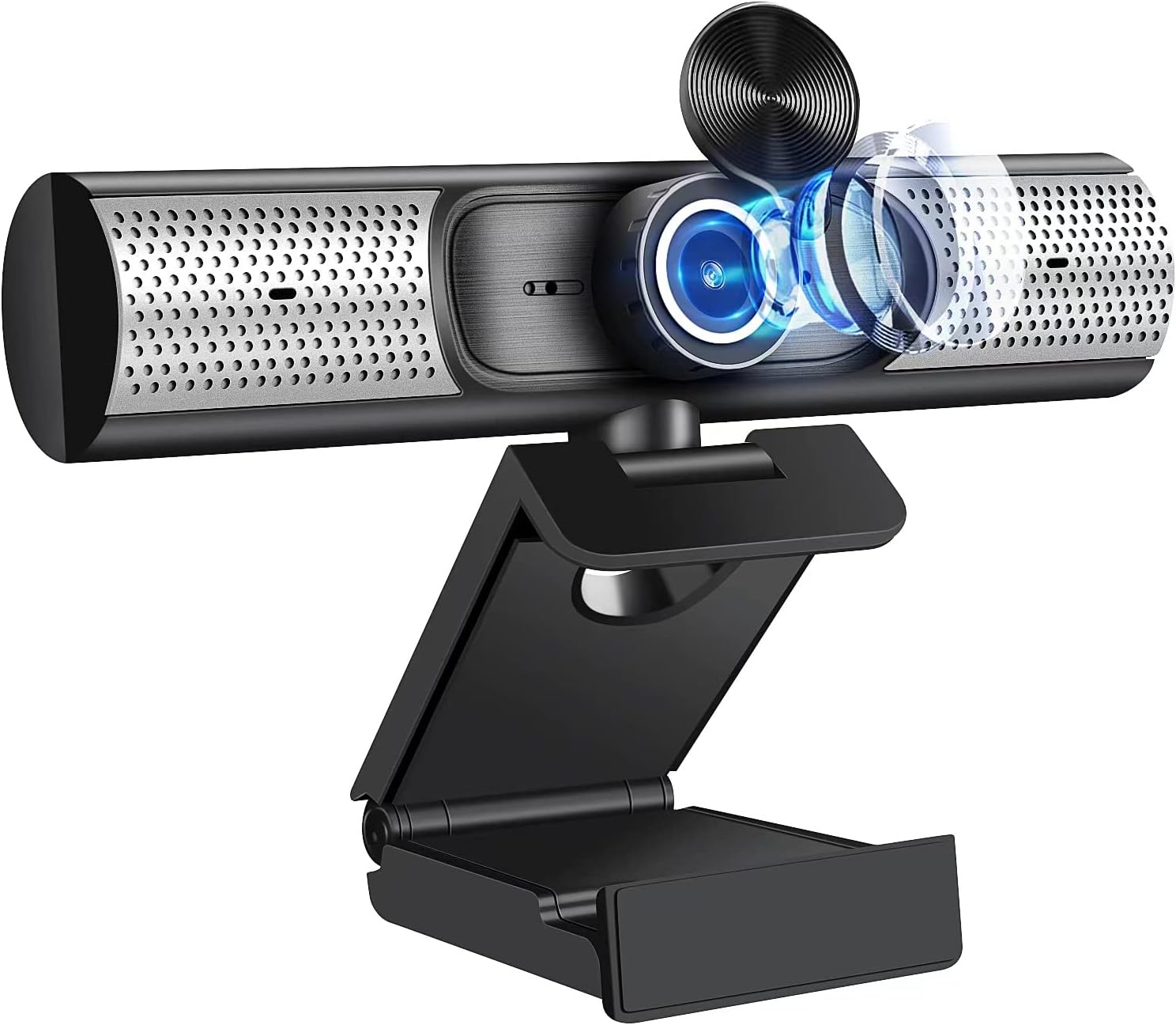1080P Webcam: Pro Streaming with Mic & Speaker